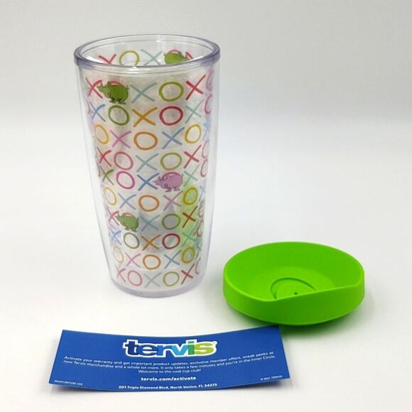 Colorful Dr. Seuss Horton  XO 24 oz Tervis Beverage Tumbler - Picture 1 of 11